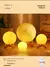 Venda quente luz da lua atmosfera romântica decoração do quarto luz quente e - comprar online