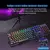 Teclado mecânico retroiluminado com 104 teclas, teclado para jogos com fio, à - comprar online