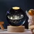 Único 3d bola de cristal luz da noite lâmpada led mesa cabeceira brilhante gal - comprar online