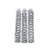 ARITOS CUADRADO 12 PAR 30MM