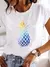 Camiseta feminina de manga curta explosiva inseto borboleta libélula impressão - comprar online