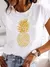 Camiseta feminina de manga curta explosiva inseto borboleta libélula impressão
