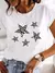 Camiseta feminina de manga curta explosiva inseto borboleta libélula impressão - bazar online