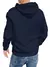 Camiseta com capuz com estampa de Paris para homens casual outono inverno - bazar online
