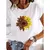Imagem do Camiseta feminina de manga curta explosiva inseto borboleta libélula impressão