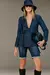 Blazer Jeans Feminino Patogê