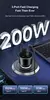 200w usb c carregador de carro pd 100w tipo-c carregador de carro qc5 pps 45w ca - Click Test Drive