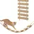 PONTE ESCADA DE MADEIRA COM CORDA DE SISAL PARA GATOS – MOBILIÁRIO PET - comprar online