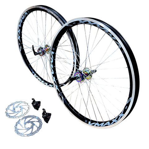 Par De Roda Aro 26 Vmaxx Com Freio a Disco Cubo Camaleão DRX BIKE