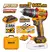 Taladro Atornillador Percutor 20V c/ Maletín + 2 Baterias + Cargador + Accesorios en internet