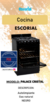 Cocina Escorial Palace Cristal Negra (Autolimpiante Gas Natural)