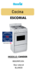 Cocina Escorial Candor (Gas Natural)