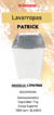 Lavarropas Patrick 7Kg/1000RPM LTPK79SB