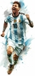 Imagen de Laminas de Messi