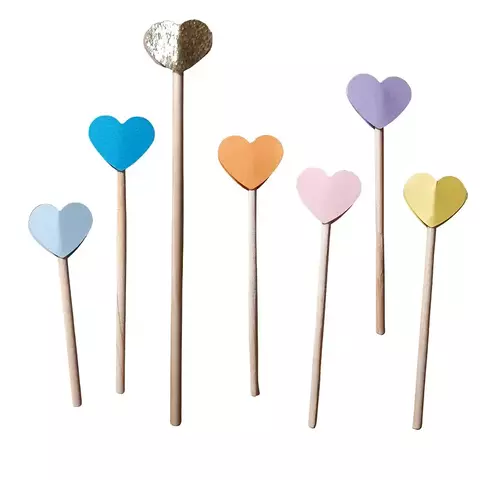 Toppers Corações Coloridos