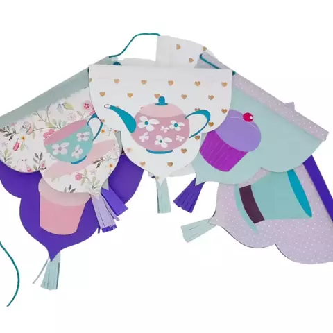 Bandeirola Chá da Alice