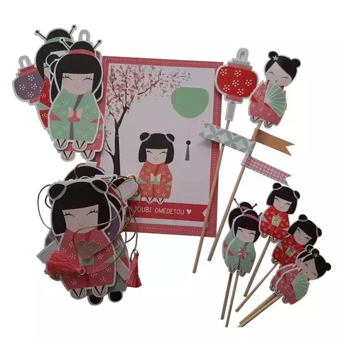 Kit Completo Kokeshe - comprar online