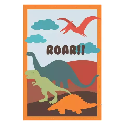 Mini Cartaz Dinossauros - comprar online
