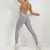 Imagem do Sem costura macacões de yoga esportes fitness suspender quadril levantar cruz b