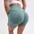 Mulheres yoga shorts de cintura alta levantamento de bunda treino de fitness col - comprar online