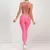 Sem costura macacões de yoga esportes fitness suspender quadril levantar cruz b - comprar online
