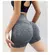 Mulheres yoga shorts de cintura alta levantamento de bunda treino de fitness col
