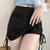Xpqbb mulheres verão mini saias com cordão sexy cintura alta envolto hip saia