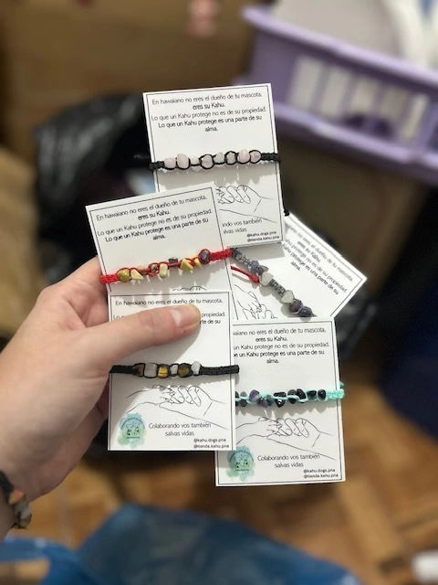 Pulseras de Hilo Encerado con Piedras - comprar online