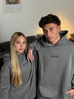 HOODIE GREY OVER - BOMË