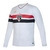 Camisa São Paulo I 25/26 manga longa - Torcedor New Balance Masculina - Branca com detalhes em vermelho e preto na internet