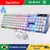 Jogo teclado mouse semi mecânico rgb led gamer jogo m400/m300 com fio