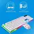 Jogo teclado mouse semi mecânico rgb led gamer jogo m400/m300 com fio na internet