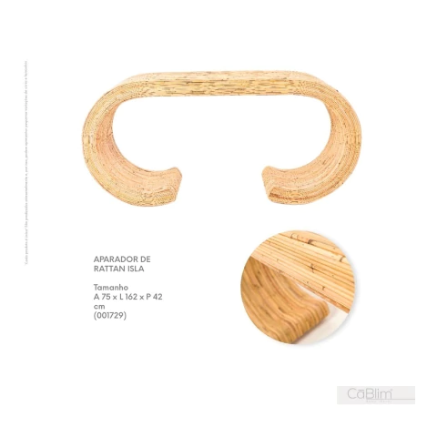 Aparador Rattan Isla L:162 X P:42 X A:75 CM - 22460