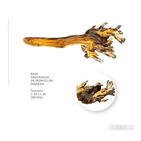 BASE DE TRONCO MADEIRA - 605506724