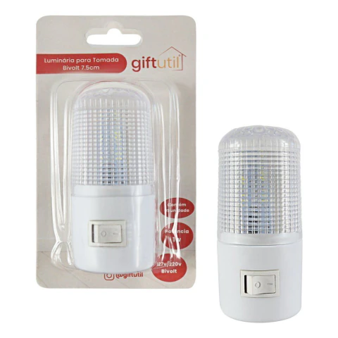 Luz Noturna LED Black Bull Bivolt com Interruptor