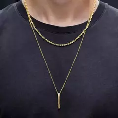 Colar de aço Vnox - Full Store