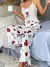 REF. 1496 - PIJAMA LOVE DE ALCINHA E CALÇA - comprar online
