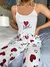 REF. 1496 - PIJAMA LOVE DE ALCINHA E CALÇA - Alecrim Pijamas