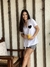 REF.1611 - PIJAMA BOTÃO SHORTS CORAÇÃO LISTRAS - comprar online