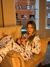 1695 - PIJAMA BOTÃO CALÇA CAVALOS na internet