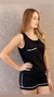 REF.1621 - PIJAMA REGATA PRETO COM BRANCO na internet