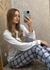 REF. 1710 - PIJAMA MEOW BLUSA 100% ALGODÃO CALÇA