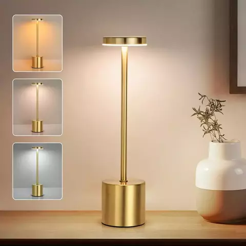 LumiToque Design – Luminária de Mesa Touch Recarregável com Luz Ambiente - comprar online