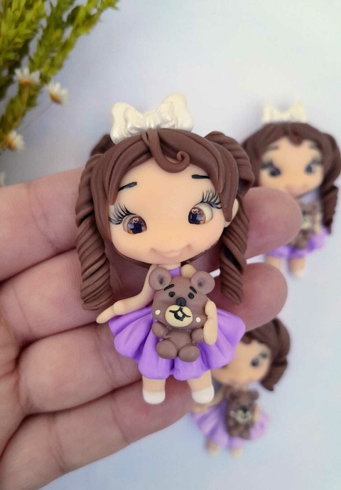 Aplique Menina de Vestido