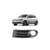 Grade Lateral Para-choque Gol Saveiro Voyage G5 09/12 Com Furo Preta LE