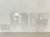 Trio Cilindro E Cubo Transparente Desmontável Acrílico Grand na internet