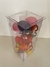 Trio Cubo Acrílico Transparente 80 60 40 Quadrado Desmontave
