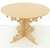 Mesa Redonda Arabesco Provençal MDF Cru 60x60x80 cm na internet