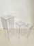 Imagem do Trio Cilindro E Cubo Transparente Desmontável Acrílico Grand