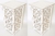 Cubo MDF Encaixe 40x40x80cm Branco Laminado 6mm